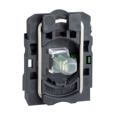 ZB5AW0B31 - Harmony XB5, Light block with body/fixing collar, plastic, green, integral LED, 24 V AC/DC, 1 NO - Schneider Electric - Harmony XB5, Light block with body/fixing collar, plastic, green, integral LED, 24 V AC/DC, 1 NO - Schneider Electric - 0