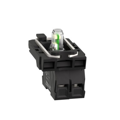 ZB5AW0B31 - Harmony XB5, Light block with body/fixing collar, plastic, green, integral LED, 24 V AC/DC, 1 NO - Schneider Electric - Harmony XB5, Light block with body/fixing collar, plastic, green, integral LED, 24 V AC/DC, 1 NO - Schneider Electric - 6