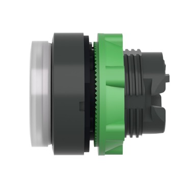 ZB5AW113 - Head for illuminated push button, Harmony XB5, XB4, white projecting pushbutton ?22 mm spring return - Schneider Electric - Head for illuminated push button, Harmony XB5, XB4, white projecting pushbutton ?22 mm spring return - Schneider Electric - 2