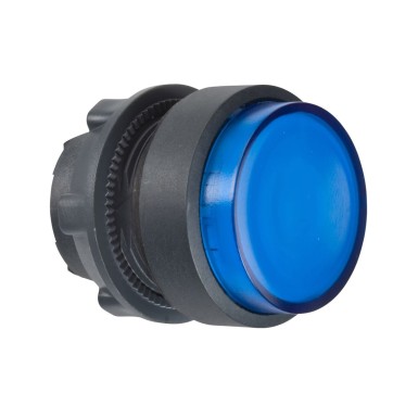 ZB5AW163 - Head for illuminated push button, Harmony XB5, XB4, blue projecting pushbutton ?22 mm spring return - Schneider Electric - Head for illuminated push button, Harmony XB5, XB4, blue projecting pushbutton ?22 mm spring return - Schneider Electric - 0