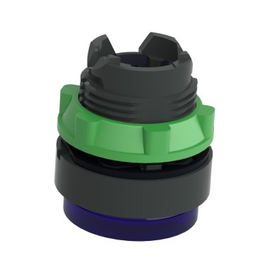 ZB5AW163 - Head for illuminated push button, Harmony XB5, XB4, blue projecting pushbutton ?22 mm spring return - Schneider Electric - Head for illuminated push button, Harmony XB5, XB4, blue projecting pushbutton ?22 mm spring return - Schneider Electric - 1