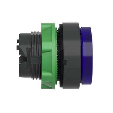 ZB5AW163 - Head for illuminated push button, Harmony XB5, XB4, blue projecting pushbutton ?22 mm spring return - Schneider Electric - Head for illuminated push button, Harmony XB5, XB4, blue projecting pushbutton ?22 mm spring return - Schneider Electric - 2