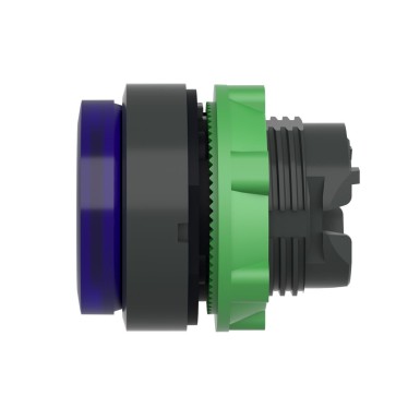 ZB5AW163 - Head for illuminated push button, Harmony XB5, XB4, blue projecting pushbutton ?22 mm spring return - Schneider Electric - Head for illuminated push button, Harmony XB5, XB4, blue projecting pushbutton ?22 mm spring return - Schneider Electric - 3