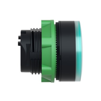 ZB5AW33 - Illuminated push button head, Harmony XB5, plastic, flush, green, 22mm, spring return, plain lens for BA9s bulb - Schneider Electric - Illuminated push button head, Harmony XB5, plastic, flush, green, 22mm, spring return, plain lens for BA9s bulb - Schneider Electric - 4