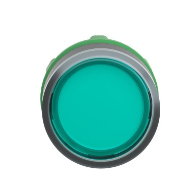 ZB5AW33 - Illuminated push button head, Harmony XB5, plastic, flush, green, 22mm, spring return, plain lens for BA9s bulb - Schneider Electric - Illuminated push button head, Harmony XB5, plastic, flush, green, 22mm, spring return, plain lens for BA9s bulb - Schneider Electric - 5