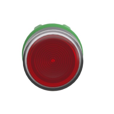 ZB5AW343S - Head for illuminated push button, Harmony XB5, red flush, 22mm, universal LED, spring return, grooved lens, unmarked - Schneider Electric - Head for illuminated push button, Harmony XB5, red flush, 22mm, universal LED, spring return, grooved lens, unmarked - Schneider Electric - 6