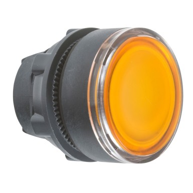 ZB5AW353 - Head for illuminated push button, Harmony XB5, plastic, orange flush, 22mm, universal LED, spring return, plain lens - Schneider Electric - Head for illuminated push button, Harmony XB5, plastic, orange flush, 22mm, universal LED, spring return, plain lens - Schneider Electric - 0