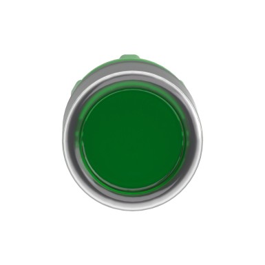 ZB5AW533 - Head for illuminated push button, Harmony XB5, plastic, green flush, 22mm, universal LED, plain lens, clear boot - Schneider Electric - Head for illuminated push button, Harmony XB5, plastic, green flush, 22mm, universal LED, plain lens, clear boot - Schneider Electric - 2