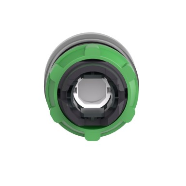 ZB5AW533 - Head for illuminated push button, Harmony XB5, plastic, green flush, 22mm, universal LED, plain lens, clear boot - Schneider Electric - Head for illuminated push button, Harmony XB5, plastic, green flush, 22mm, universal LED, plain lens, clear boot - Schneider Electric - 3