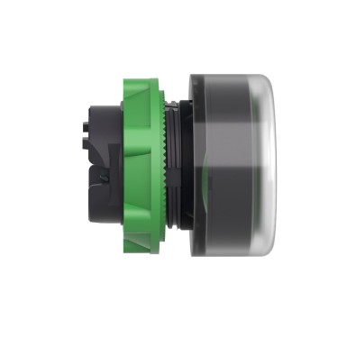 ZB5AW533 - Head for illuminated push button, Harmony XB5, plastic, green flush, 22mm, universal LED, plain lens, clear boot - Schneider Electric - Head for illuminated push button, Harmony XB5, plastic, green flush, 22mm, universal LED, plain lens, clear boot - Schneider Electric - 4