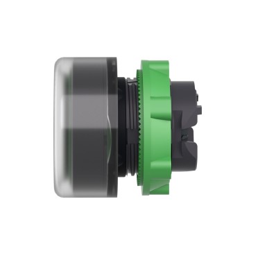 ZB5AW533 - Head for illuminated push button, Harmony XB5, plastic, green flush, 22mm, universal LED, plain lens, clear boot - Schneider Electric - Head for illuminated push button, Harmony XB5, plastic, green flush, 22mm, universal LED, plain lens, clear boot - Schneider Electric - 5