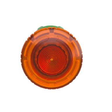 ZB5AW753 - Head for illuminated push button, Harmony XB5, plastic, orange mushroom 40mm, 22mm, latching turn to release, clear boot - Schneider Electric - Head for illuminated push button, Harmony XB5, plastic, orange mushroom 40mm, 22mm, latching turn to release, clear boot - Schneider Electric - 6