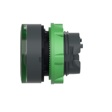 ZB5AW933 - Head for illuminated push button, Harmony XB5, green flush, 22mm, universal LED, spring return, illuminated ring - Schneider Electric - Head for illuminated push button, Harmony XB5, green flush, 22mm, universal LED, spring return, illuminated ring - Schneider Electric - 3