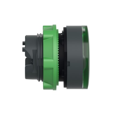 ZB5AW933 - Head for illuminated push button, Harmony XB5, green flush, 22mm, universal LED, spring return, illuminated ring - Schneider Electric - Head for illuminated push button, Harmony XB5, green flush, 22mm, universal LED, spring return, illuminated ring - Schneider Electric - 5