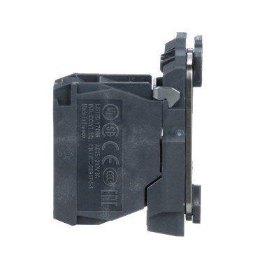 ZB5AZ102 - Single contact block with body fixing collar, Harmony XB5, plastic, screw clamp terminal, 1NC - Schneider Electric - Single contact block with body fixing collar, Harmony XB5, plastic, screw clamp terminal, 1NC - Schneider Electric - 4