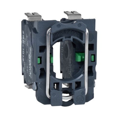 ZB5AZ1033 - Harmony complete body/contact, body for push buttons or selector switches, XB6, single contact block with body/fixing collar 2 NO faston connector - Schneider Electric - Harmony complete body/contact, body for push buttons or selector switches, XB6, single contact block with body/fixing collar 2 NO faston connector - Schneider Electric - 0