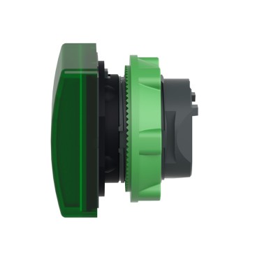 ZB5CV033 - Head for pilot light, Harmony XB5, square green ?22 mm plain lens integral led - Schneider Electric - Head for pilot light, Harmony XB5, square green ?22 mm plain lens integral led - Schneider Electric - 2