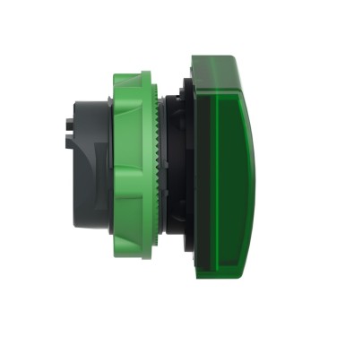 ZB5CV033 - Head for pilot light, Harmony XB5, square green ?22 mm plain lens integral led - Schneider Electric - Head for pilot light, Harmony XB5, square green ?22 mm plain lens integral led - Schneider Electric - 6