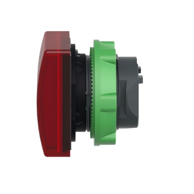 ZB5CV043 - Head for pilot light, Harmony XB5, square red ?22 mm plain lens integral led - Schneider Electric - Head for pilot light, Harmony XB5, square red ?22 mm plain lens integral led - Schneider Electric - 4