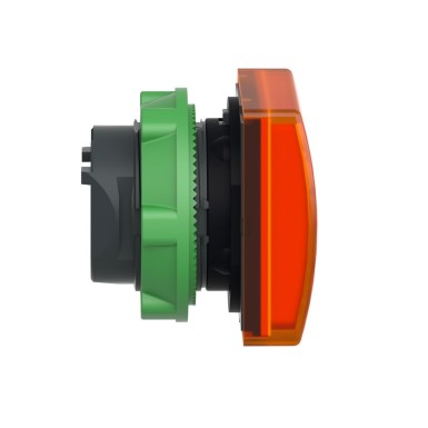 ZB5CV053 - Head for pilot light, Harmony XB5, square orange ?22 mm plain lens integral led - Schneider Electric - Head for pilot light, Harmony XB5, square orange ?22 mm plain lens integral led - Schneider Electric - 6