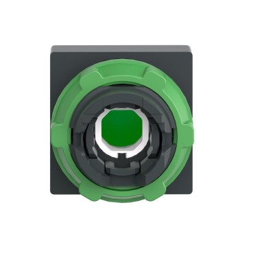 ZB5CW133 - Head for illuminated push button, Harmony XB5, green square projecting, 22mm, universal LED, spring return, unmarked - Schneider Electric - Head for illuminated push button, Harmony XB5, green square projecting, 22mm, universal LED, spring return, unmarked - Schneider Electric - 2