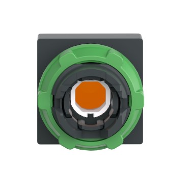 ZB5CW153 - Head for illuminated push button, Harmony XB5, plastic, orange projecting, 22mm, universal LED, for insertion of legend - Schneider Electric - Head for illuminated push button, Harmony XB5, plastic, orange projecting, 22mm, universal LED, for insertion of legend - Schneider Electric - 2