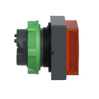 ZB5CW153 - Head for illuminated push button, Harmony XB5, plastic, orange projecting, 22mm, universal LED, for insertion of legend - Schneider Electric - Head for illuminated push button, Harmony XB5, plastic, orange projecting, 22mm, universal LED, for insertion of legend - Schneider Electric - 3