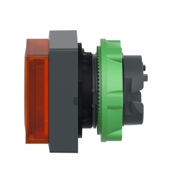 ZB5CW153 - Head for illuminated push button, Harmony XB5, plastic, orange projecting, 22mm, universal LED, for insertion of legend - Schneider Electric - Head for illuminated push button, Harmony XB5, plastic, orange projecting, 22mm, universal LED, for insertion of legend - Schneider Electric - 4