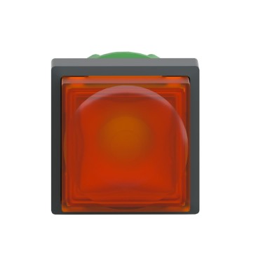 ZB5CW153 - Head for illuminated push button, Harmony XB5, plastic, orange projecting, 22mm, universal LED, for insertion of legend - Schneider Electric - Head for illuminated push button, Harmony XB5, plastic, orange projecting, 22mm, universal LED, for insertion of legend - Schneider Electric - 5