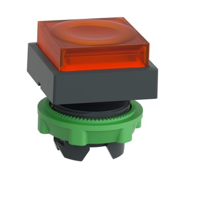 ZB5CW153 - Head for illuminated push button, Harmony XB5, plastic, orange projecting, 22mm, universal LED, for insertion of legend - Schneider Electric - Head for illuminated push button, Harmony XB5, plastic, orange projecting, 22mm, universal LED, for insertion of legend - Schneider Electric - 6