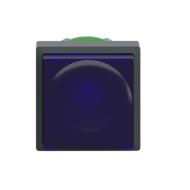 ZB5CW163 - Head for illuminated push button, Harmony XB5, blue square projecting illum pushbutton ?22 mm spring - Schneider Electric - Head for illuminated push button, Harmony XB5, blue square projecting illum pushbutton ?22 mm spring - Schneider Electric - 6