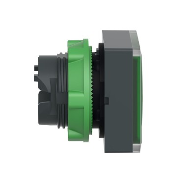 ZB5CW333 - Head for illuminated push button, Harmony XB5, green square square flush, 22mm, universal LED, for insertion of legend - Schneider Electric - Head for illuminated push button, Harmony XB5, green square square flush, 22mm, universal LED, for insertion of legend - Schneider Electric - 3