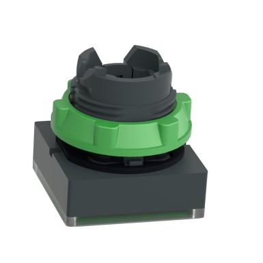 ZB5CW333 - Head for illuminated push button, Harmony XB5, green square square flush, 22mm, universal LED, for insertion of legend - Schneider Electric - Head for illuminated push button, Harmony XB5, green square square flush, 22mm, universal LED, for insertion of legend - Schneider Electric - 6