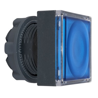 ZB5CW363 - Head for illuminated push button, Harmony XB5, plastic, blue square flush, 22mm, universal LED, for insertion of legend - Schneider Electric - Head for illuminated push button, Harmony XB5, plastic, blue square flush, 22mm, universal LED, for insertion of legend - Schneider Electric - 0