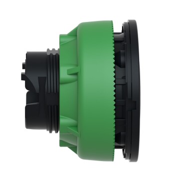 ZB5FA2 - Antimicrobial Flush mounted push button head, Harmony XB5, plastic, black, 30mm, spring return, unmarked - Schneider Electric - Antimicrobial Flush mounted push button head, Harmony XB5, plastic, black, 30mm, spring return, unmarked - Schneider Electric - 1