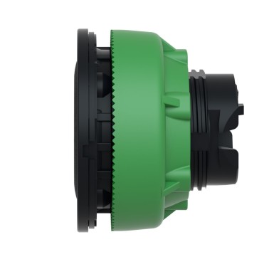 ZB5FA2 - Antimicrobial Flush mounted push button head, Harmony XB5, plastic, black, 30mm, spring return, unmarked - Schneider Electric - Antimicrobial Flush mounted push button head, Harmony XB5, plastic, black, 30mm, spring return, unmarked - Schneider Electric - 2