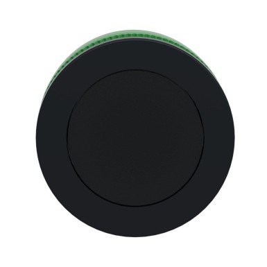 ZB5FA2 - Antimicrobial Flush mounted push button head, Harmony XB5, plastic, black, 30mm, spring return, unmarked - Schneider Electric - Antimicrobial Flush mounted push button head, Harmony XB5, plastic, black, 30mm, spring return, unmarked - Schneider Electric - 4