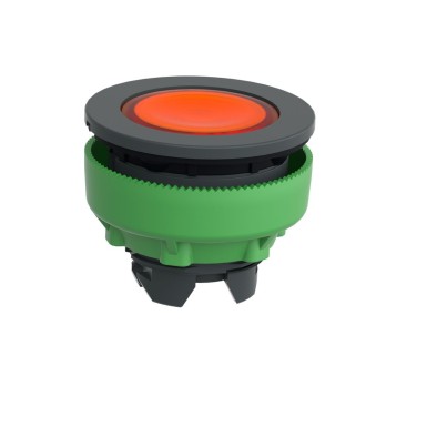 ZB5FA58 - Head for illuminated push button, Harmony XB5, antimicrobial, plastic, yellow flush mounted, 30mm, universal LED, - Schneider Electric - Head for illuminated push button, Harmony XB5, antimicrobial, plastic, yellow flush mounted, 30mm, universal LED, - Schneider Electric - 5