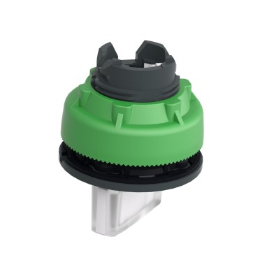 ZB5FK1213 - Head for illuminated selector switch, Harmony XB5, plastic, white handle, universal LED, 2 positions, stay put - Schneider Electric - Head for illuminated selector switch, Harmony XB5, plastic, white handle, universal LED, 2 positions, stay put - Schneider Electric - 4