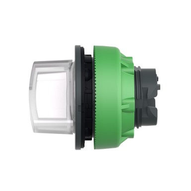 ZB5FK1413 - Head for illuminated selector switch, Harmony XB5, plastic, white handle, universal LED, 2 positions, spring return - Schneider Electric - Head for illuminated selector switch, Harmony XB5, plastic, white handle, universal LED, 2 positions, spring return - Schneider Electric - 5