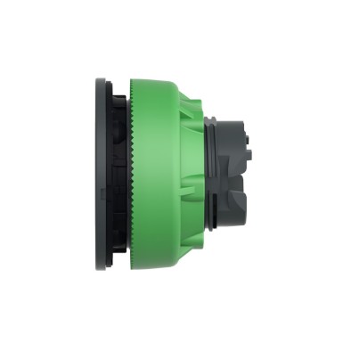 ZB5FW363 - Head for illuminated push button, Harmony XB5, antimicrobial, plastic, blue, 30mm, universal LED, plain lens - Schneider Electric - Head for illuminated push button, Harmony XB5, antimicrobial, plastic, blue, 30mm, universal LED, plain lens - Schneider Electric - 1