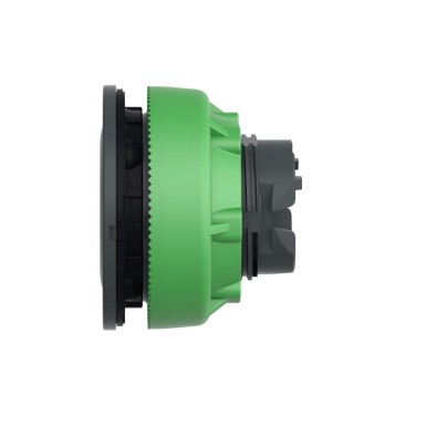 ZB5FW933 - Head for illuminated push button, Harmony XB5, plastic, green flush mounted, 30mm, universal LED, illuminated ring - Schneider Electric - Head for illuminated push button, Harmony XB5, plastic, green flush mounted, 30mm, universal LED, illuminated ring - Schneider Electric - 3