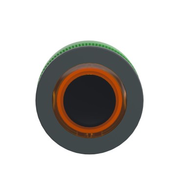 ZB5FW953 - Head for illuminated push button, Harmony XB5, plastic, orange flush mounted, 30mm, universal LED, illuminated ring - Schneider Electric - Head for illuminated push button, Harmony XB5, plastic, orange flush mounted, 30mm, universal LED, illuminated ring - Schneider Electric - 6