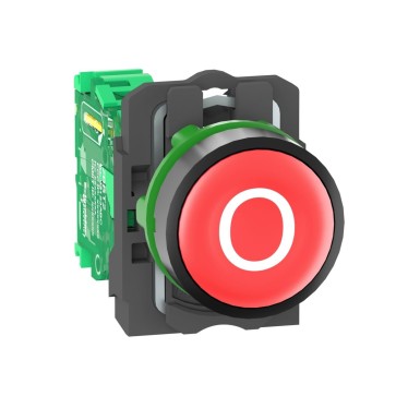 ZB5RTA432 - Wireless and batteryless transmitter, Harmony XB5R, push button, plastic, red, 22mm, spring return, marked O - Schneider Electric - Wireless and batteryless transmitter, Harmony XB5R, push button, plastic, red, 22mm, spring return, marked O - Schneider Electric - 0