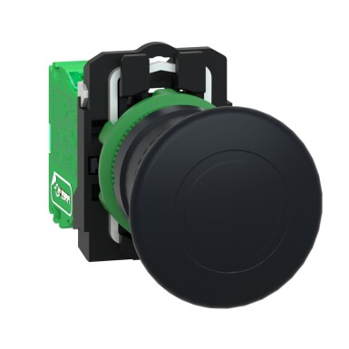 ZB5RTC2 - Wireless and batteryless transmitter,transmitter, Harmony XB5R, mushroom head 40mm, plastic, black, 22mm, spring return - Schneider Electric - Wireless and batteryless transmitter,transmitter, Harmony XB5R, mushroom head 40mm, plastic, black, 22mm, spring return - Schneider Electric - 0