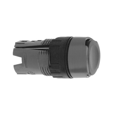 ZB6AA2 - Head for non illuminated push button, Harmony XB6, black flush, 16mm, integral LED, spring return, unmarked - Schneider Electric - Head for non illuminated push button, Harmony XB6, black flush, 16mm, integral LED, spring return, unmarked - Schneider Electric - 0