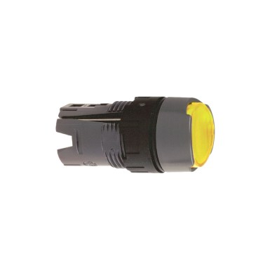 ZB6AW5 - Head for illuminated push button, Harmony XB6, yellow flush, 16mm, integral LED, spring return, 12…24V, unmarked - Schneider Electric - Head for illuminated push button, Harmony XB6, yellow flush, 16mm, integral LED, spring return, 12…24V, unmarked - Schneider Electric - 0