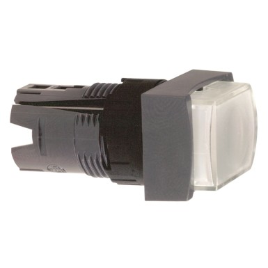 ZB6DE1 - Head for illuminated push button, Harmony XB6, white rectang projecting pushbutton Ш 16 spring return 12...24 V - Schneider Electric - Head for illuminated push button, Harmony XB6, white rectang projecting pushbutton Ш 16 spring return 12...24 V - Schneider Electric - 0