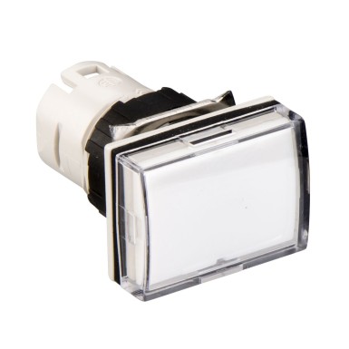 ZB6DV1 - Head for pilot light, Harmony XB6, rectangular white, 16mm, integral LED - Schneider Electric - Head for pilot light, Harmony XB6, rectangular white, 16mm, integral LED - Schneider Electric - 0