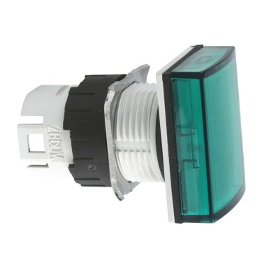 ZB6DV3 - Head for pilot light, Harmony XB6, rectangular green, 16mm, integral LED - Schneider Electric - Head for pilot light, Harmony XB6, rectangular green, 16mm, integral LED - Schneider Electric - 0